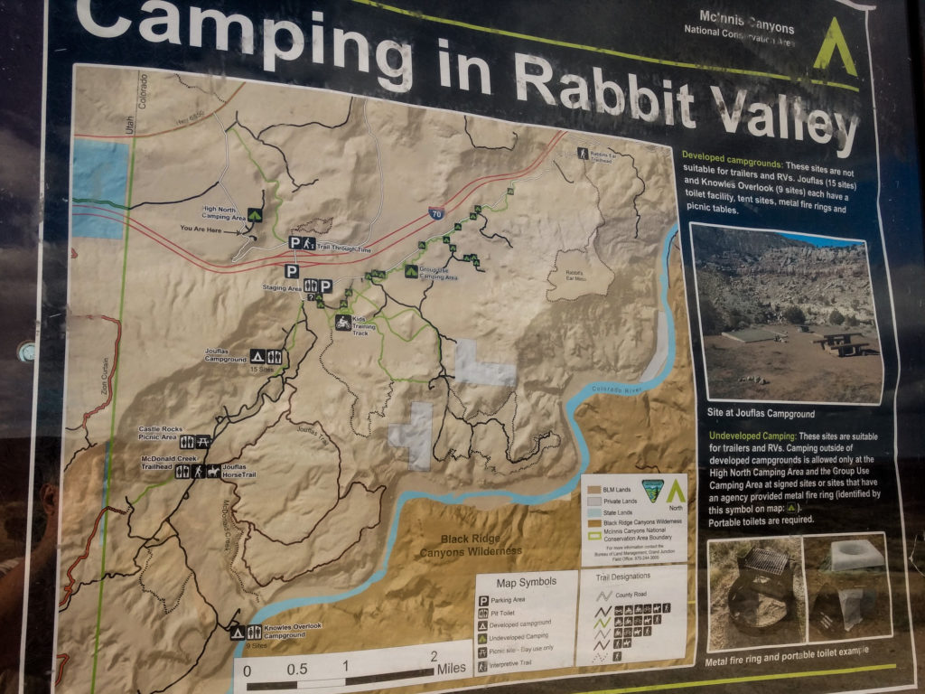 rabbit valley colorado camping