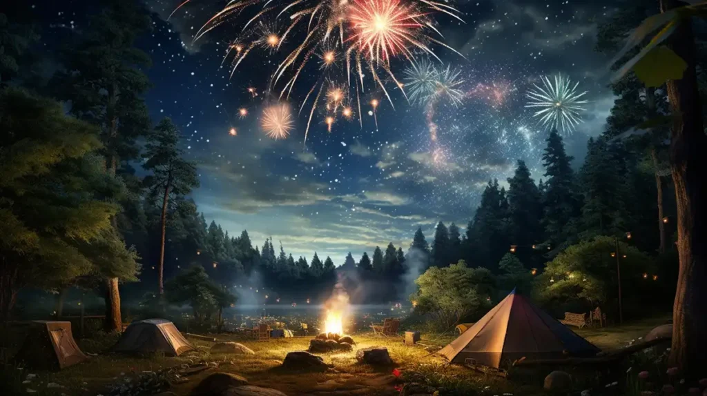 are fireworks allowed in a national forest