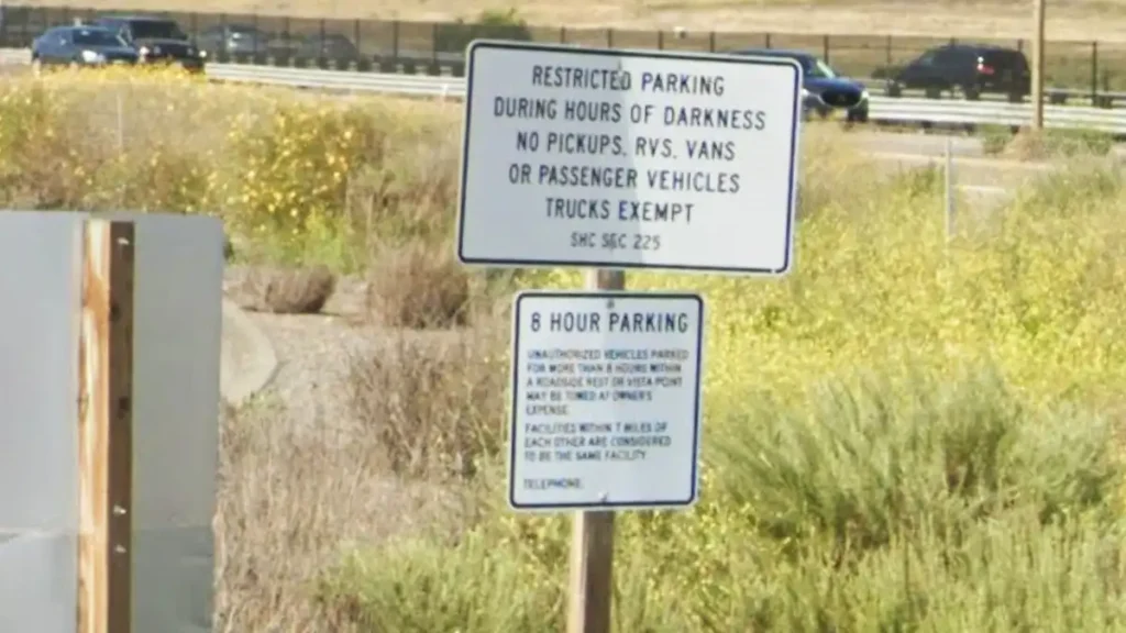 california vista point overnight parking