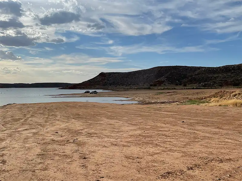 photo of cedar canyon campground at lake meredith national recreation area in texas