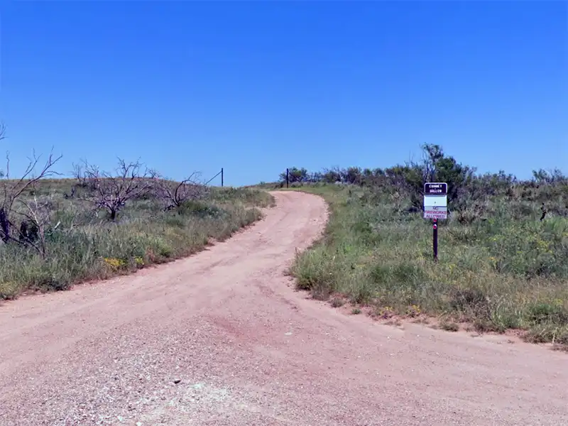 photo of chimney hollow campground at lake meredith national recreation area in texas