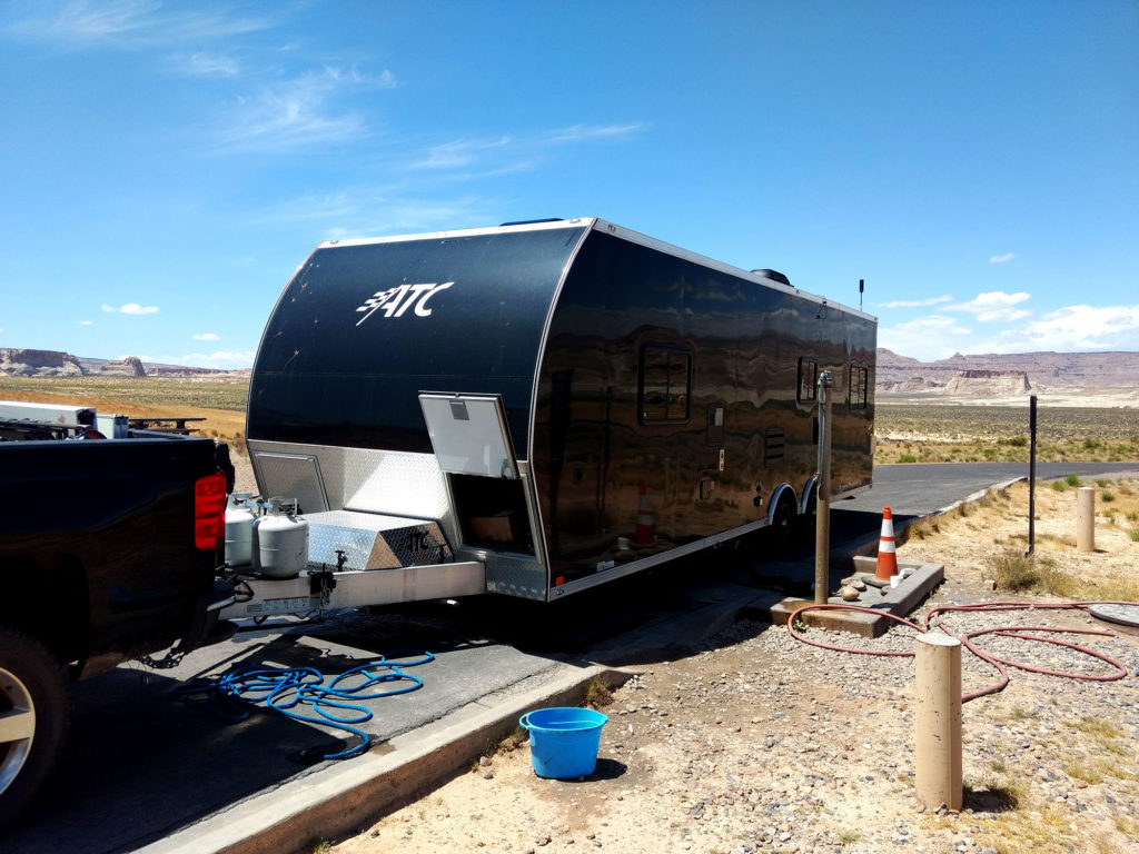 rv dump station with potable water