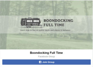 facebook boondocking group