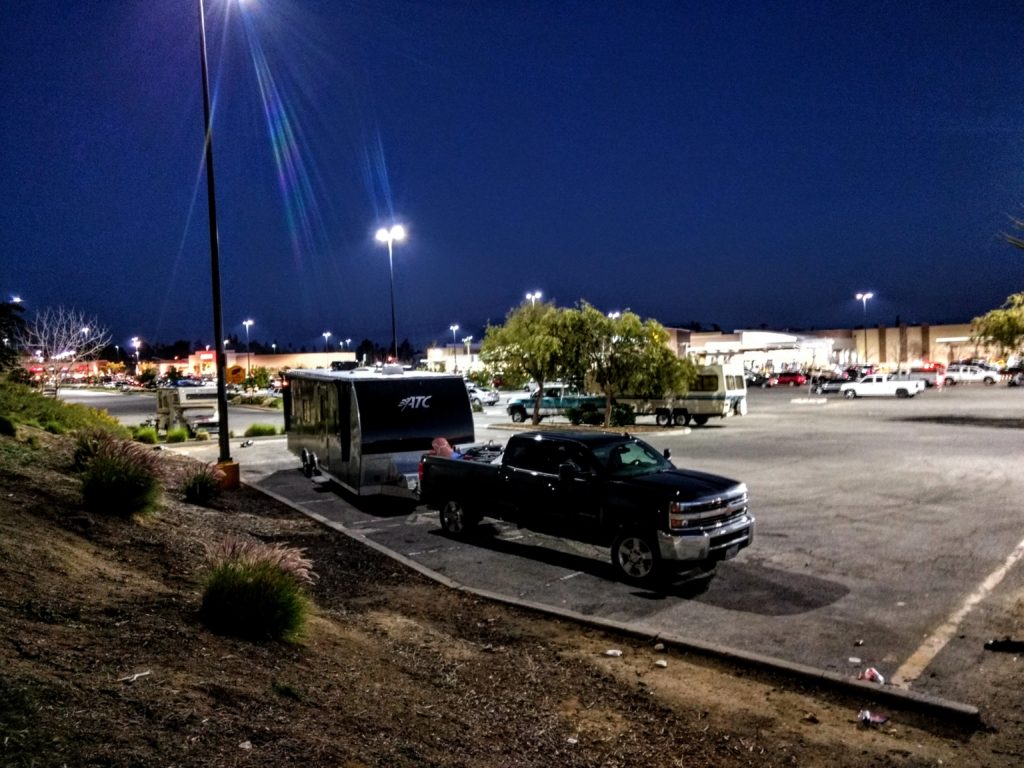 sleep in your car at walmart