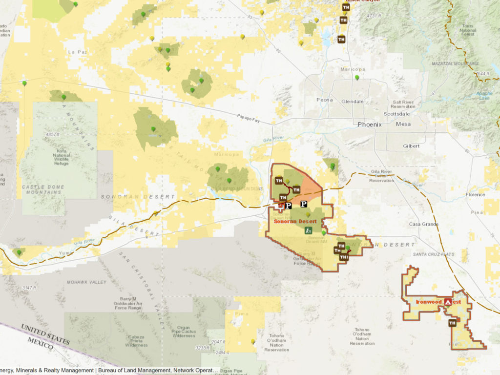 BLM interactive map