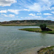 nelson creek recreation area, fort peck lake, montana campning