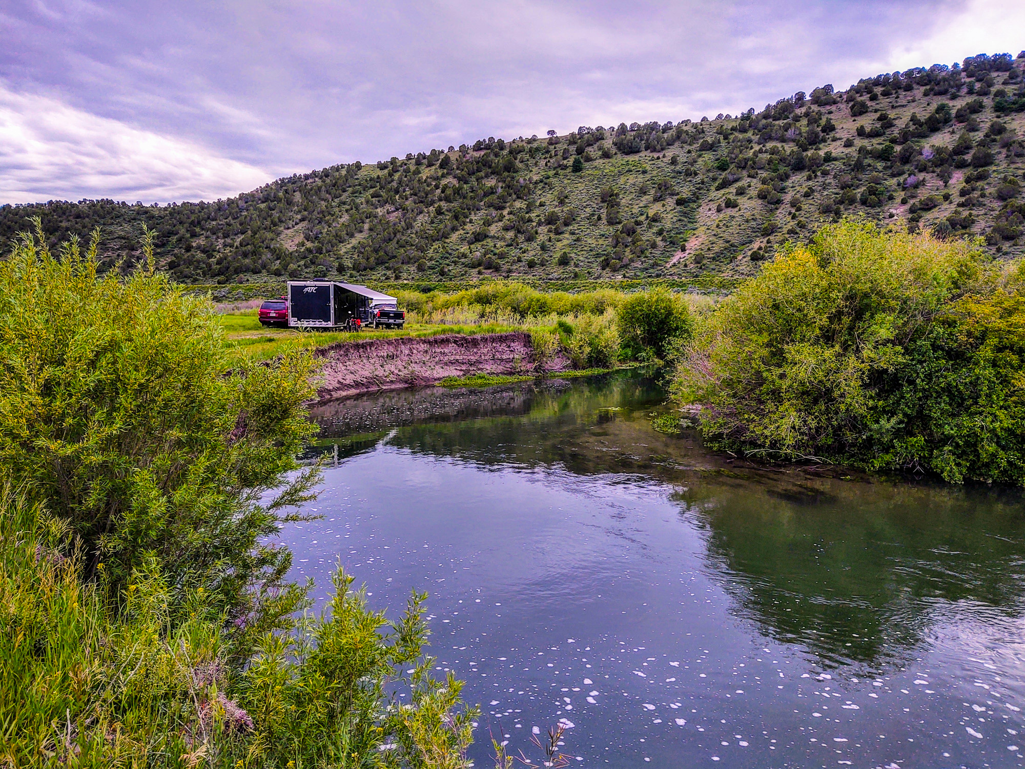 portneuf lower campground, lava hot springs, idaho