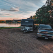 sweet briar lake, north dakota camping