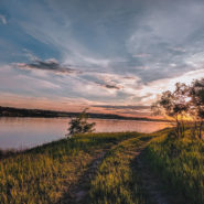 sweet briar lake, north dakota camping