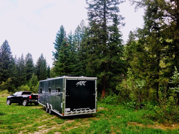 moose creek trailhead victor idaho camping
