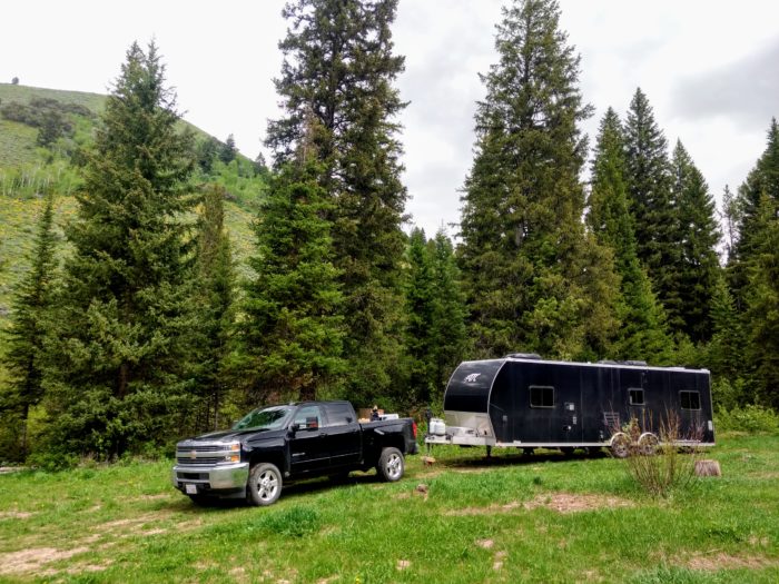moose creek trailhead victor idaho camping