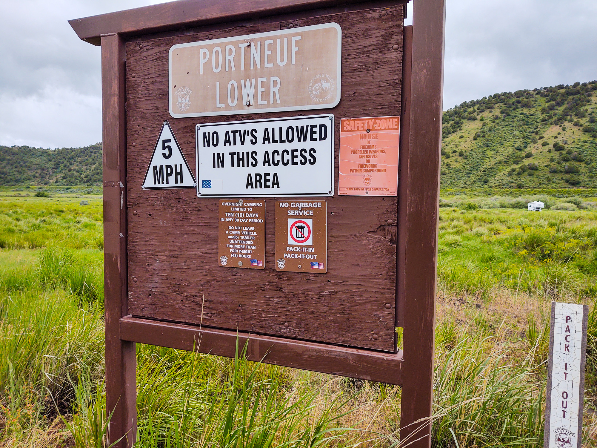 Portneuf Lower Sportsmens Access Boondocker's Bible