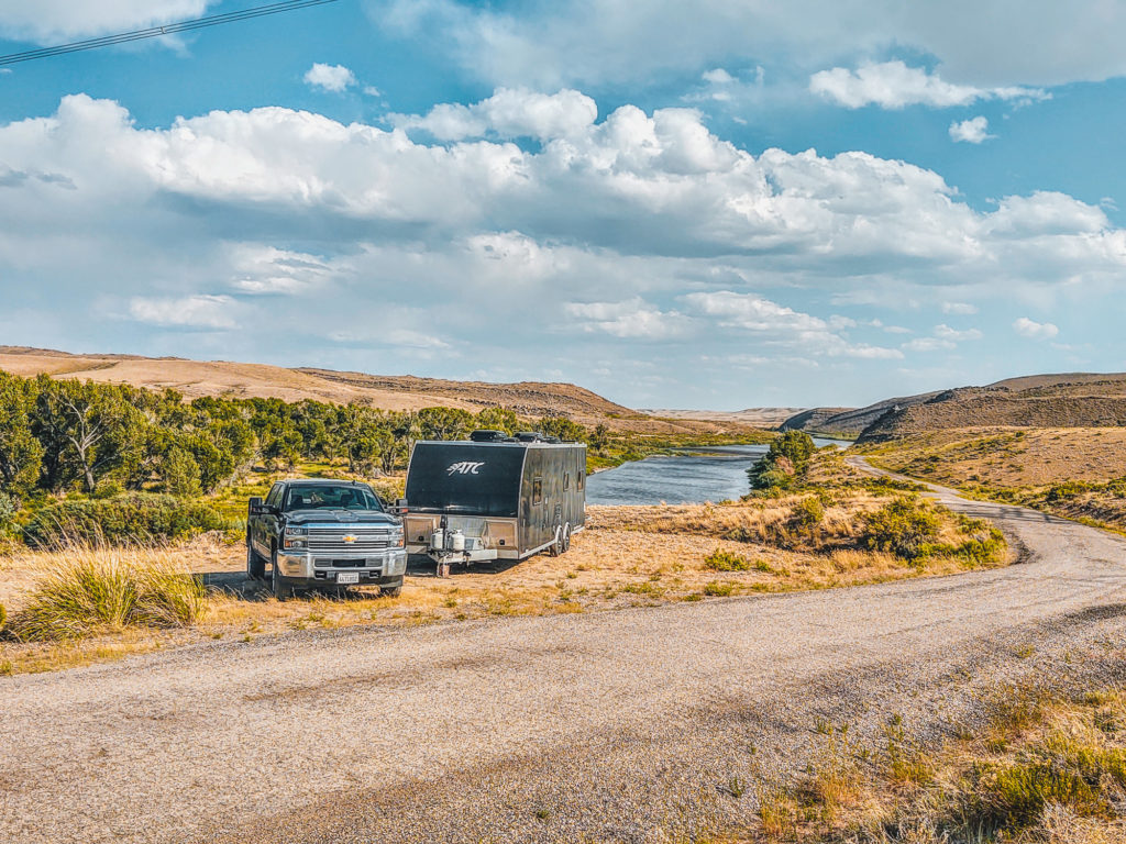 rochelle public access area wyoming camping