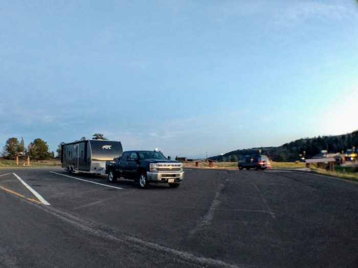 wyoming rest area overnight parking