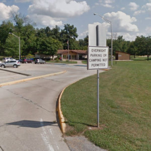 indiana rest area overnight parking