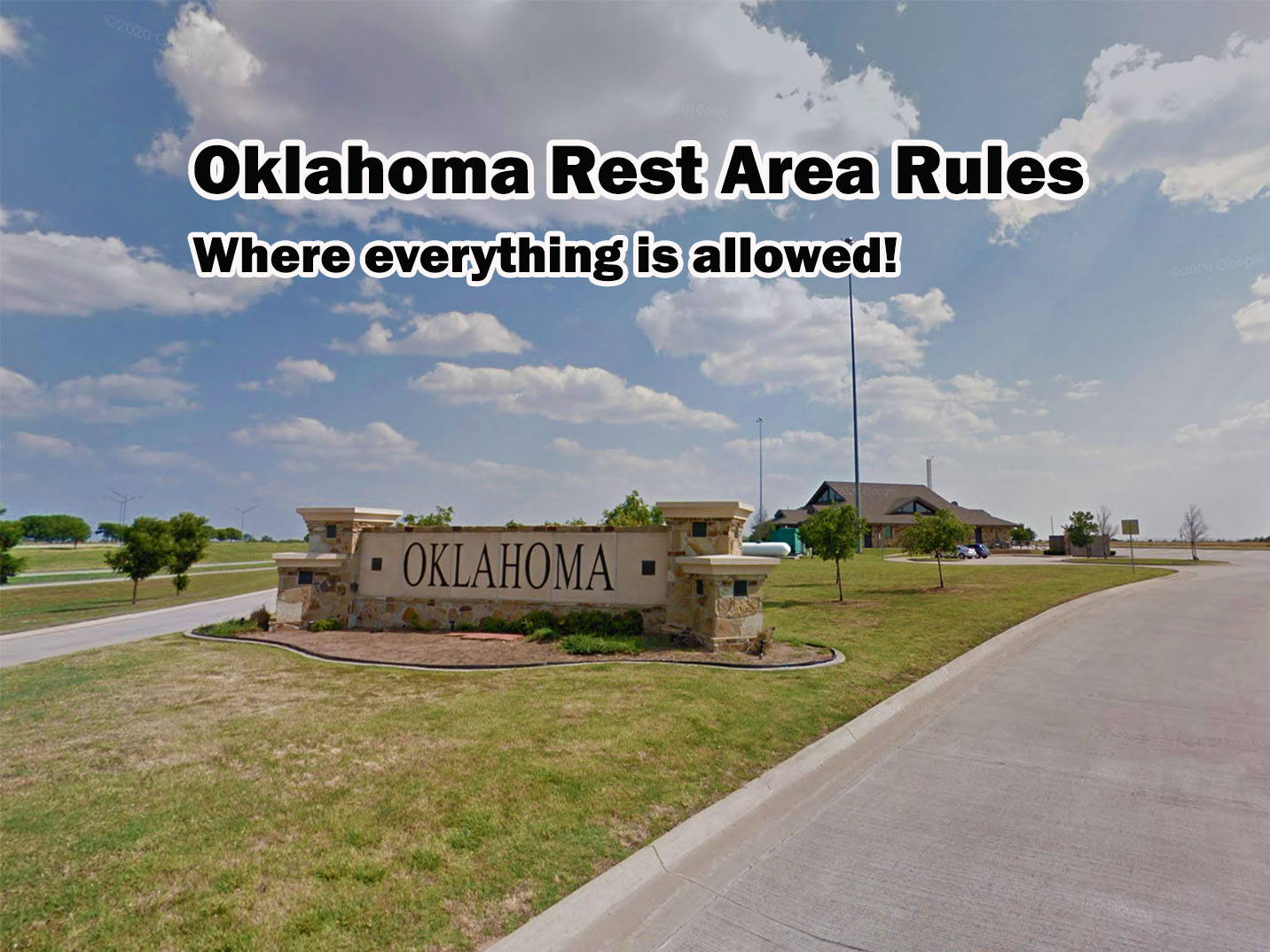 Oklahoma Rest Area Rules Boondocker's Bible