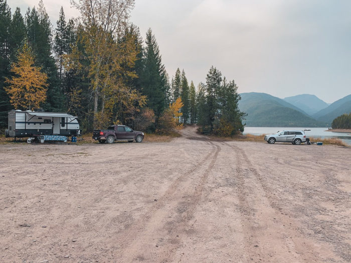 dispersed camping glacier national park
