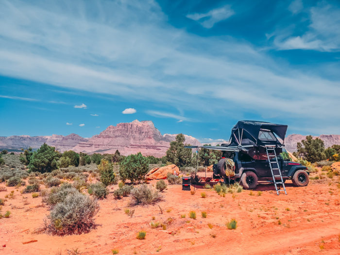 dispersed camping near zion national park