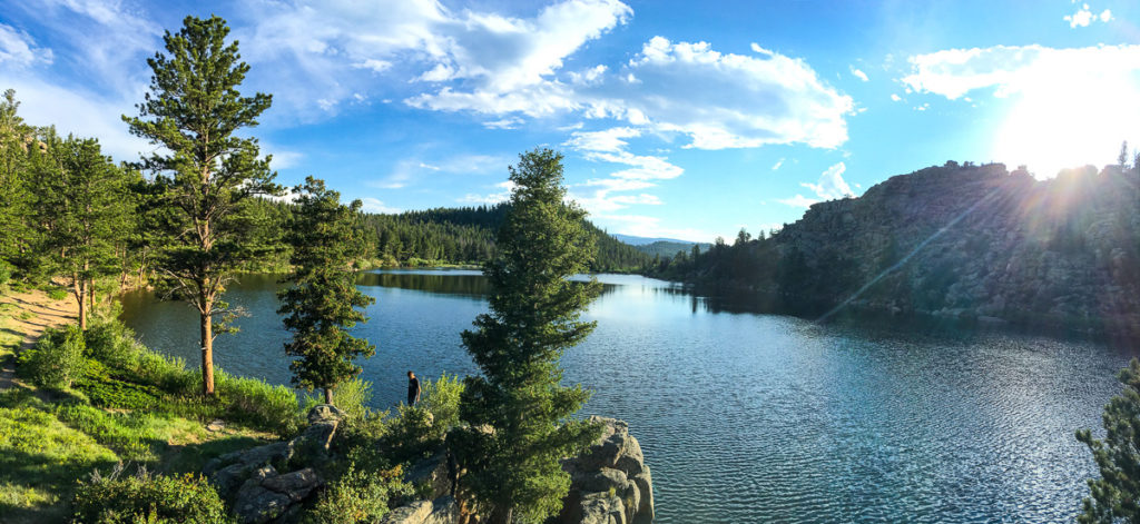 dispersed camping near red feather lakes colorado