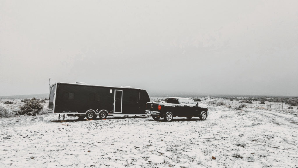 how to keep your camper warm in the winter