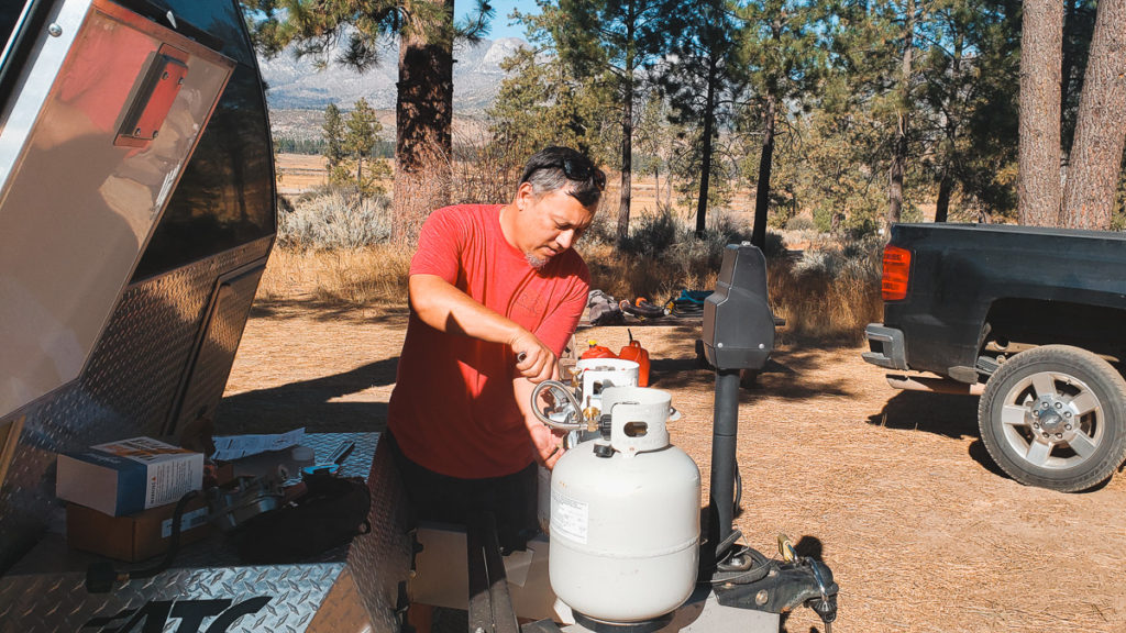 how long will a propane tank last while boondocking