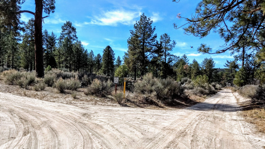 Forestry sign / forest roads with the vehicle!