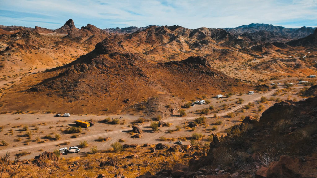 dispersed camping near lake havasu arizona