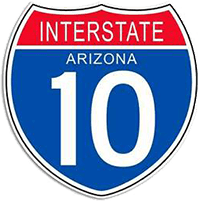 interstate 10 arizona sign