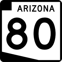 az-80 highway sign