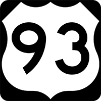 us-93 highway sign