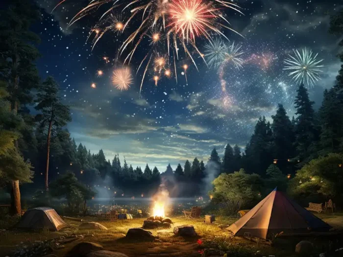 are fireworks allowed in a national forest