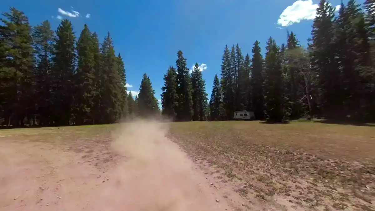 big flat dispersed camping area, fishlake national forest, utah