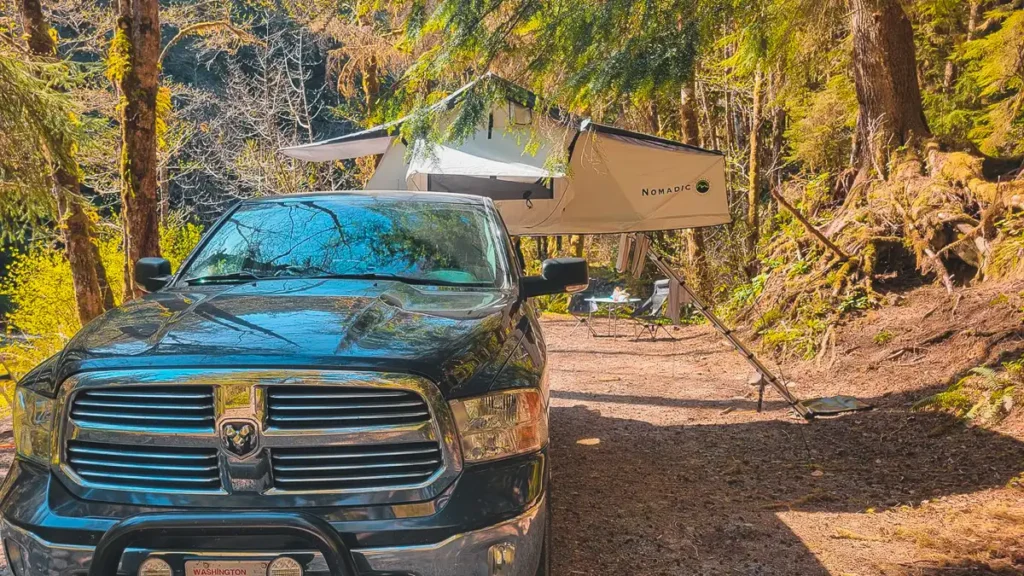 dispersed camping olympic national forest