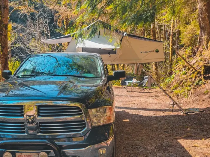 dispersed camping olympic national forest