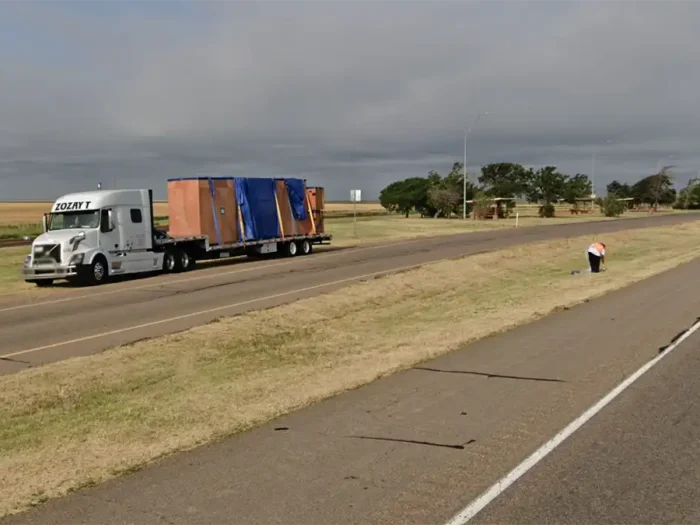 overnight parking onramp offramp rest area texas