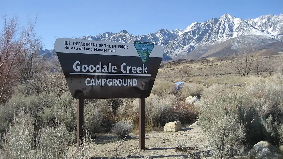 goodale creek campground, blm, aberdeen, ca