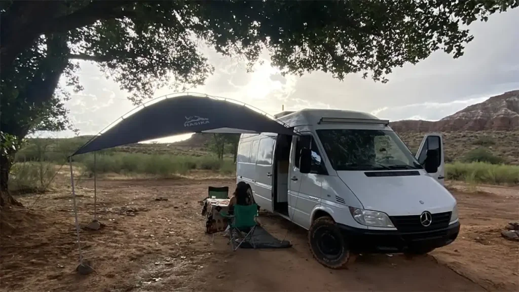 north creek camping, virgin utah