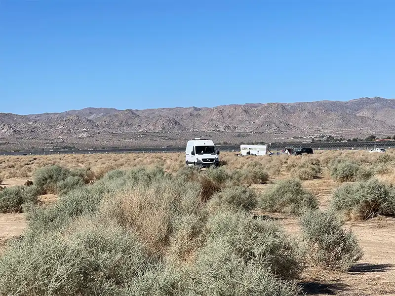 joshua tree blm north camping