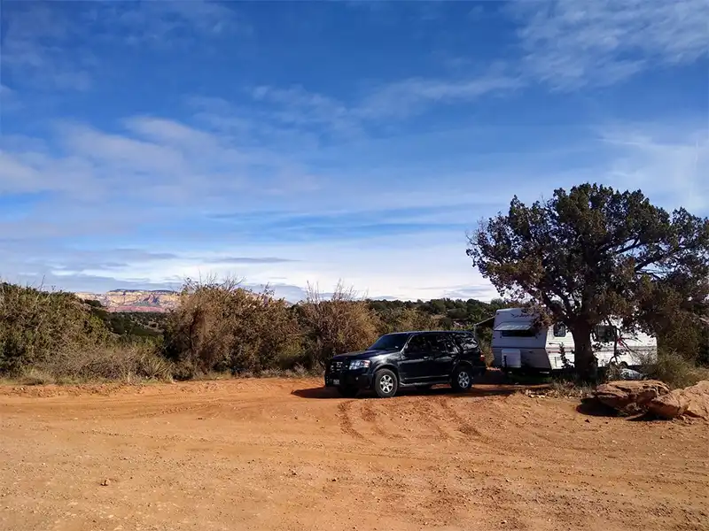 nolan designated camping area, sedona az