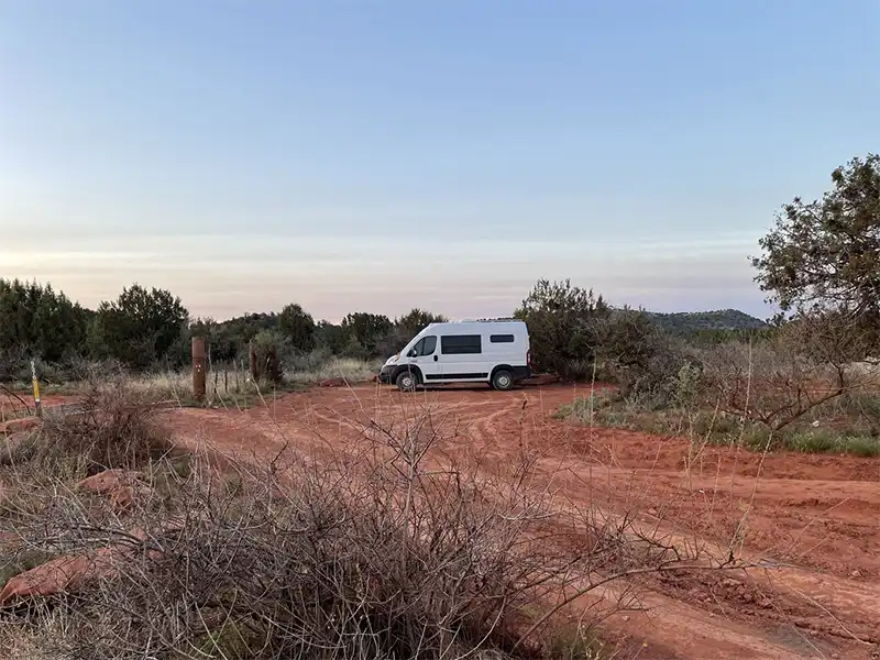 windmill camping area, sedona arizona