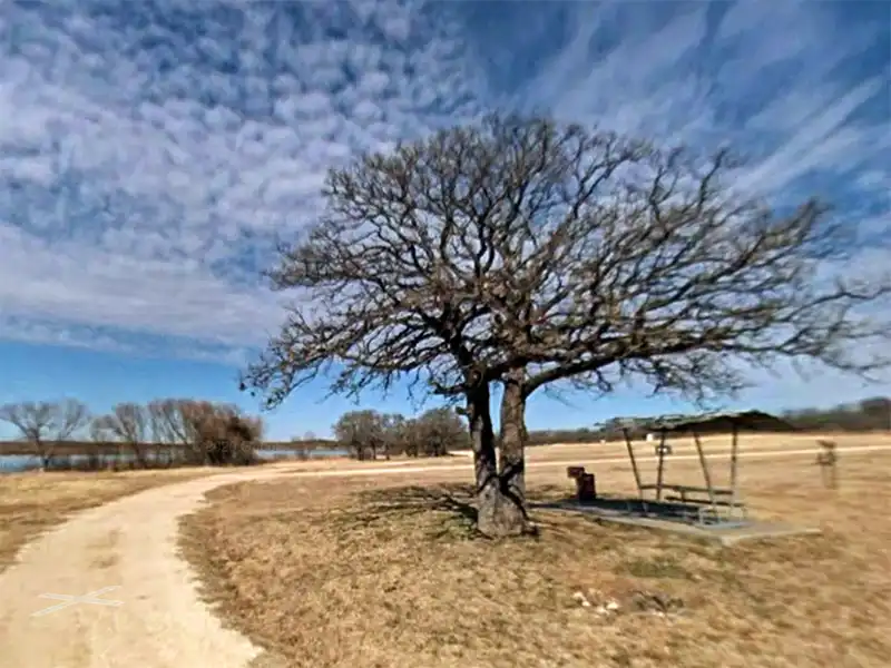 Photo of a camping site at boone park, lake nocona, texas