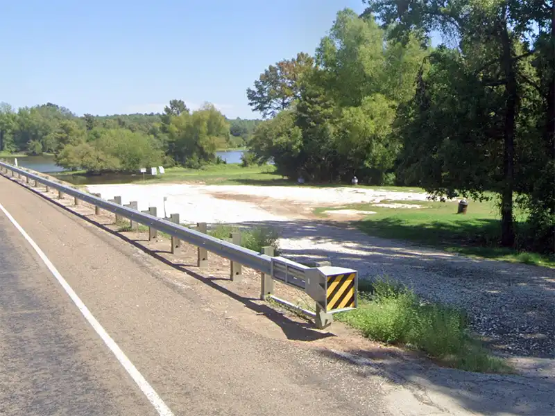 photo of the entrance to bubba cowser recreation area in texas
