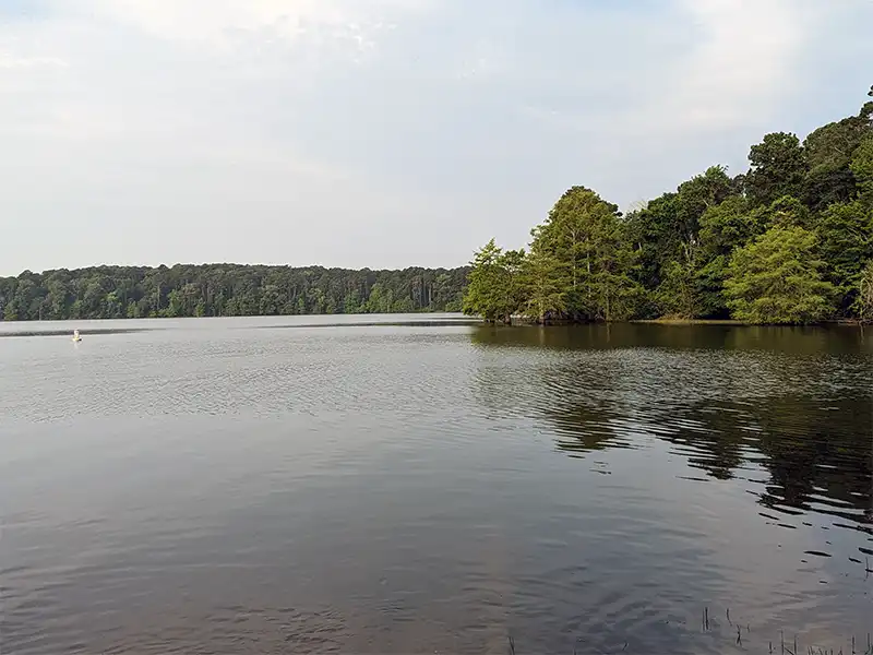 Photo of the lake at haleys ferry boat ramp in texas