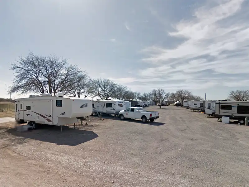Photo of RVs camped at haskell RV Park in Haskell, Texas