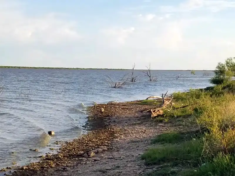 Photo of the lakeshore at millers creek reservoir in texas