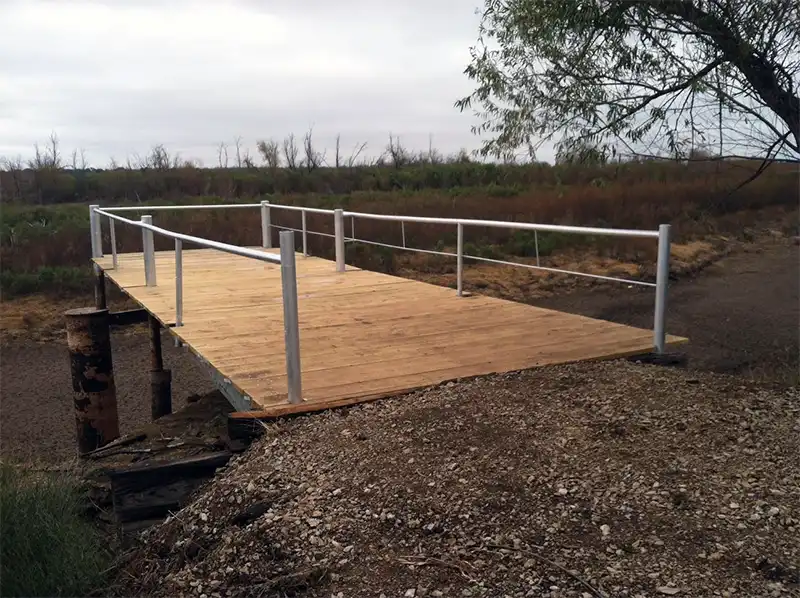 Photo of the pier at peeler park, hubbard creek reservoir, texas