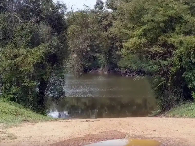 photo of boat ramp at thomas lake park, thomas lake, texas