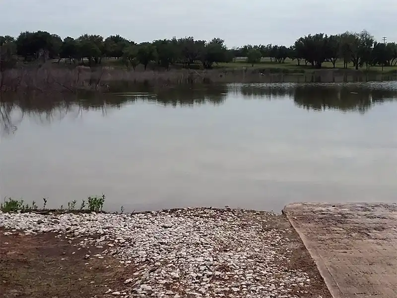Photo of the boat ramp at thorp spring park, lake granbury, texas