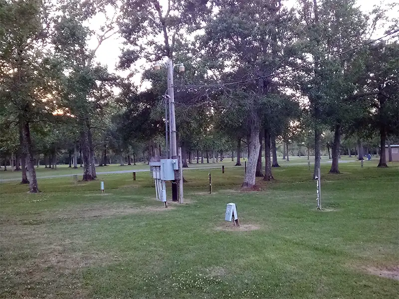 Photo of campsites at whites park arena campground in texas