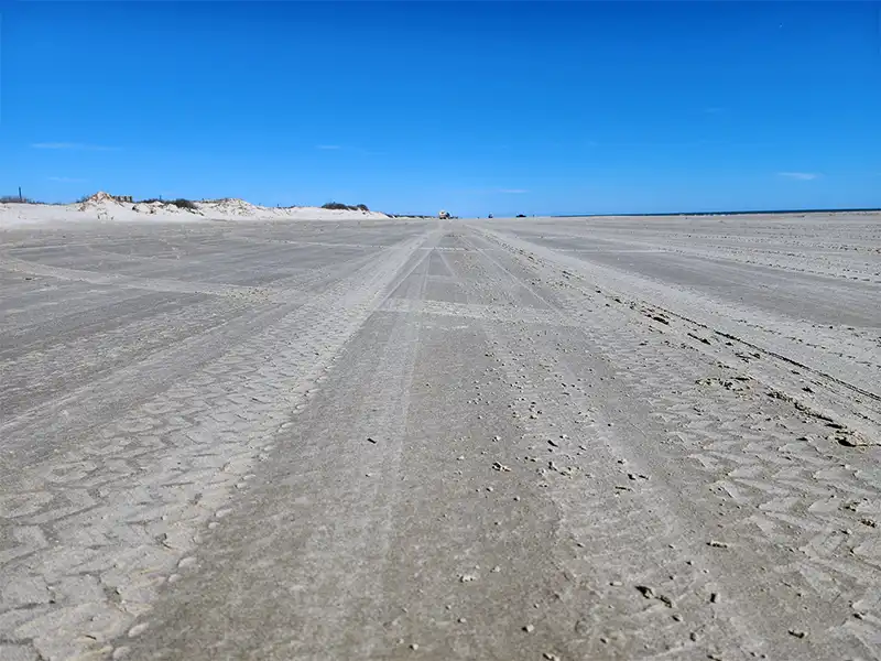 Photo of the beach at Brazoria County Free Beach access #3